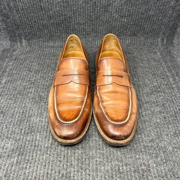 Warfield & Grand Camino Penny Loafers Brown Leather Dress Shoes Mens Size 10 US main image 7